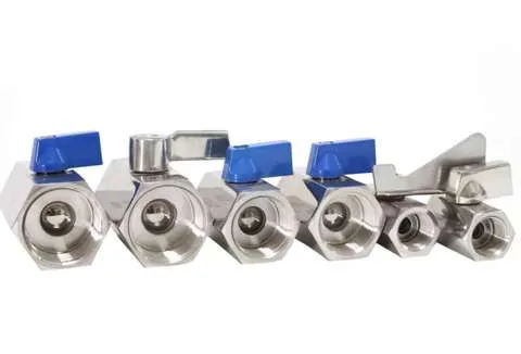 Stainless Steel Female Thread Mini Ball Valve with ISO5211