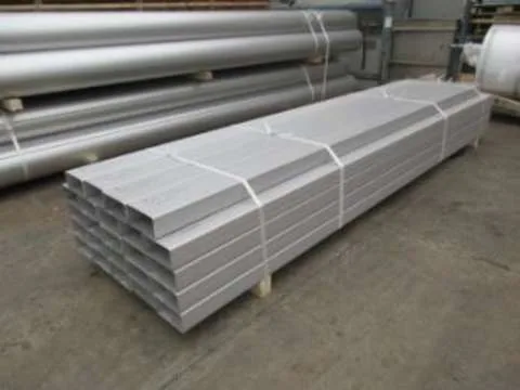 Stainless steel rectangular pipes