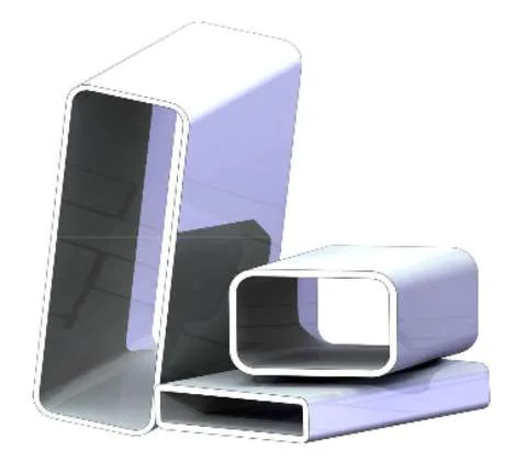 Rectangular cross-section tubes