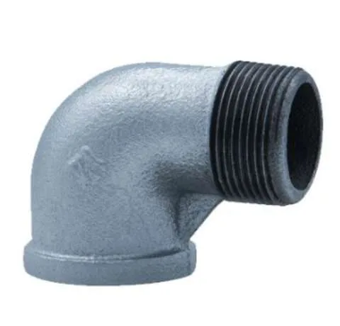 Hot Dip Galvanization Coating Band Elbow Male & Female