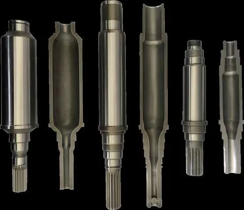 Hollow rotor shafts
