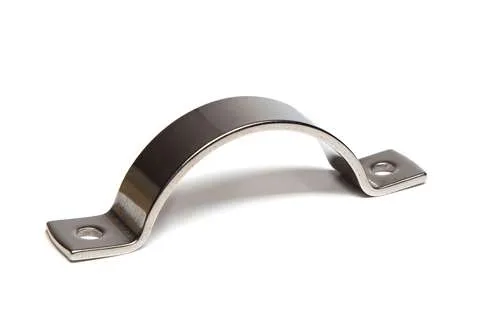 Pipe clamp set 20x3mm Polished 304/V2A