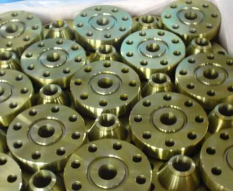Brass metal flanges