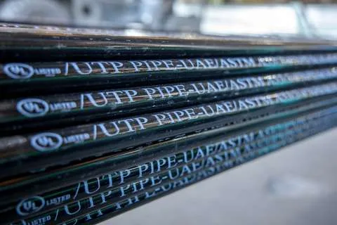 Black or Red Painted Tubes & Pipes