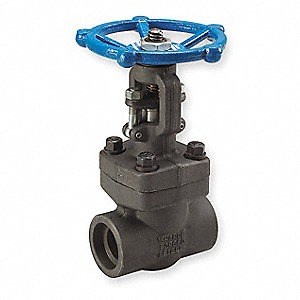 Forged valve with socket connection